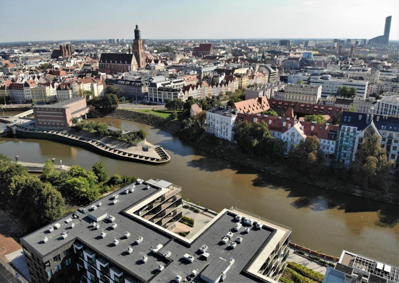 Green Apartament City Center Wroclaw Bagian luar foto